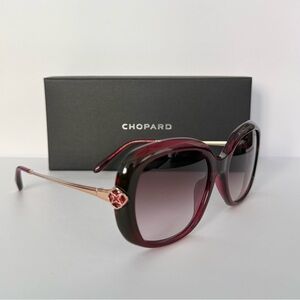 NEW!!! CHOPARD women sunglasses SCH314S 06F6 Authentic Retail 650$